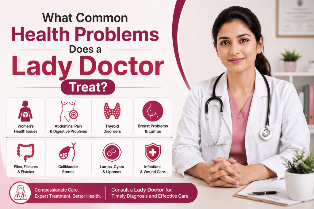What Common Health Problems Does a Lady Doctor Treat?